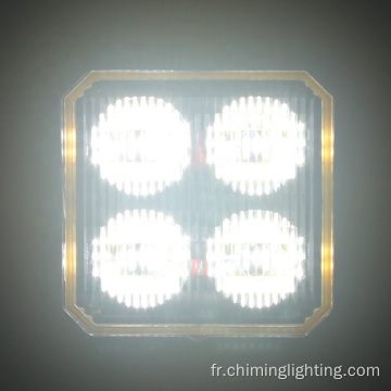 Lampe de travail LED carrée avec interrupteur marche/arrêt
